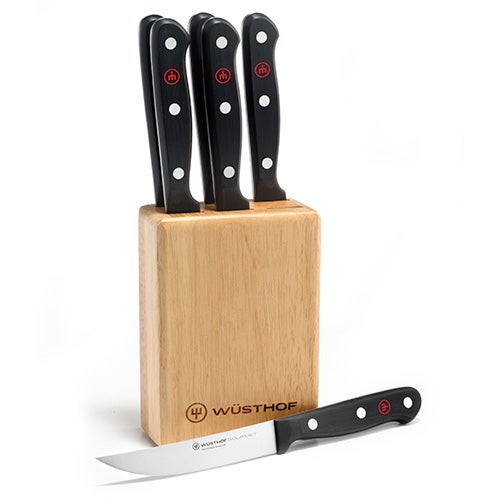 Gourmet 7pc Steak Knife Block Set