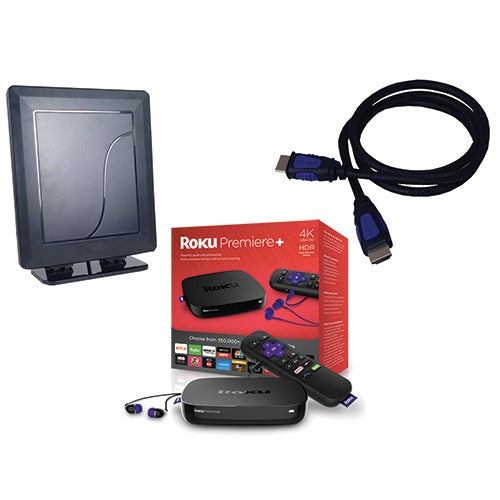 Roku 3 Cord Cutting Kit w/ Indoor Antenna & HDMI Cable Roku 3 Cord Cutting Kit w/ Indoor Antenna & HDMI Cable