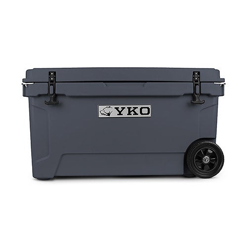 65qt Hardside Cooler w/ Wheels, Charcoal