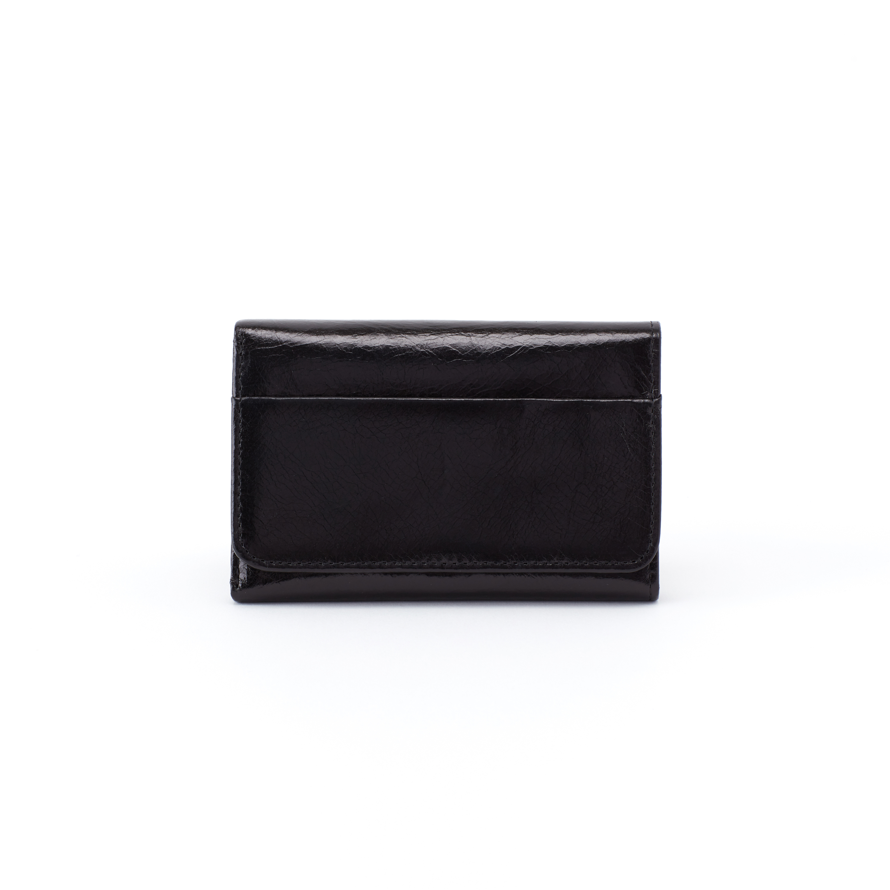 Jill Vintage Leather Wallet, Black | Power Sales