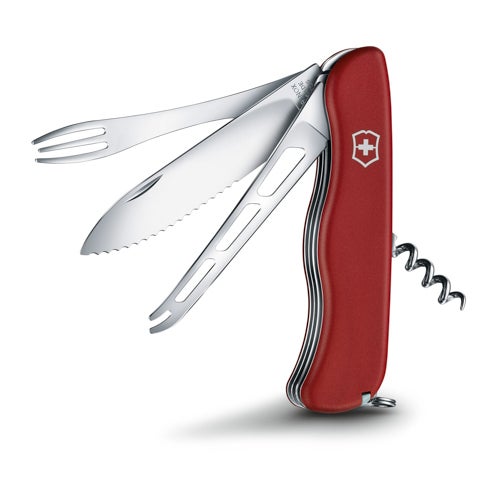 Cheese Master Pocket Knife, Red