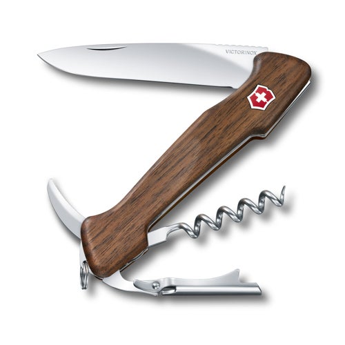 Wine Master Wood Pocket Knife, Walnut
