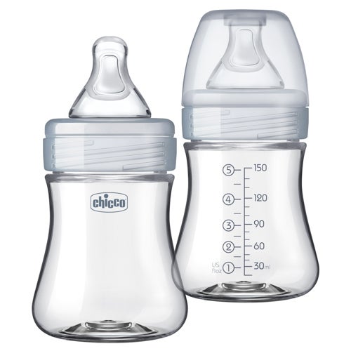 Duo 5oz Hybrid Baby Bottle - 2-Pack, Neutral