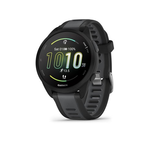 Forerunner 165 Music Running Smartwatch, Black/Slate Gray