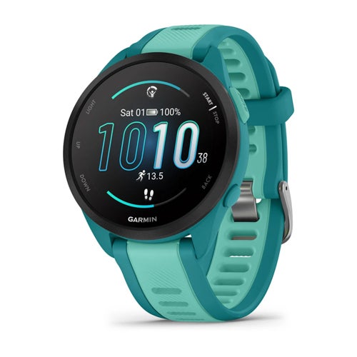 Forerunner 165 Music Running Smartwatch, Turquoise/Aqua