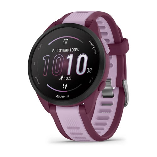 Forerunner 165 Music Running Smartwatch, Berry/Lilac