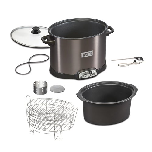 2-in-1 XL Indoor Smoker & 10qt Digital Slow Cooker