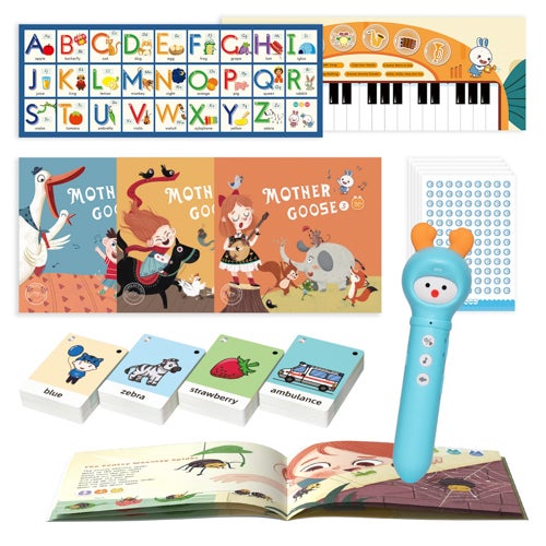 D3C Early Education Reading Pen Set, Ages 3-6 Years