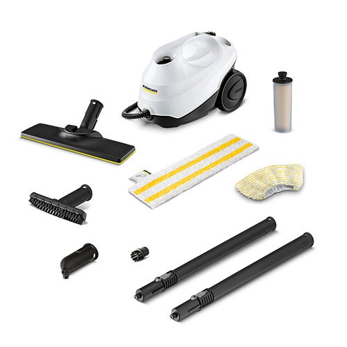 SC 3 Easyfix Steam Cleaner W/ Attachments, White