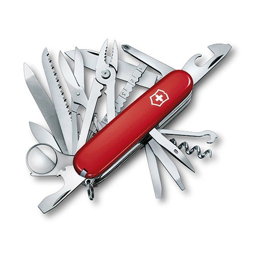Swiss Champ Pocket Knife, Red