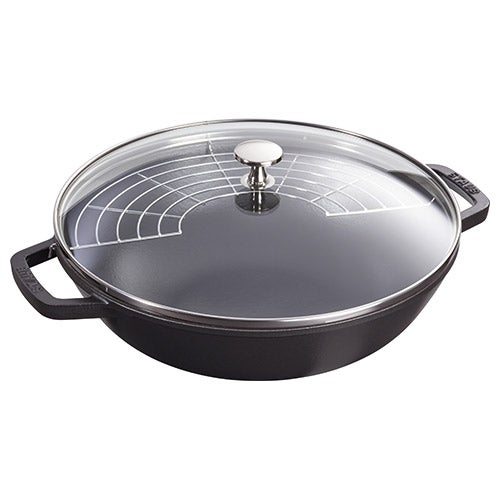 4.5qt Cast Iron Perfect Pan. Black Matte