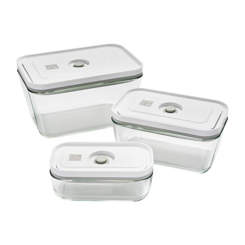 Fresh & Save 3pc Vacuum Glass Container Set