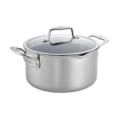 Clad CFX 6qt Stainless Steel Nonstick Ceramic Dutch Oven