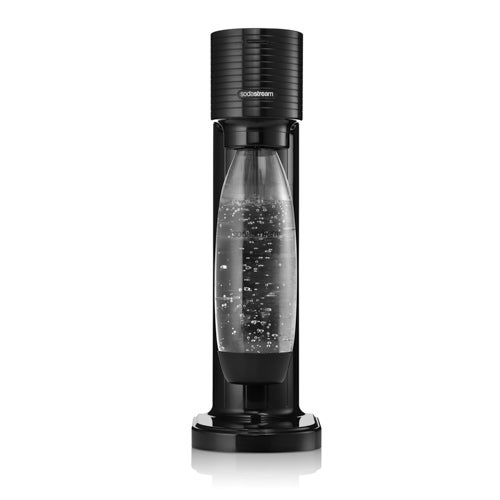 Gaia Sparkling Water Maker Starter Kit, Black