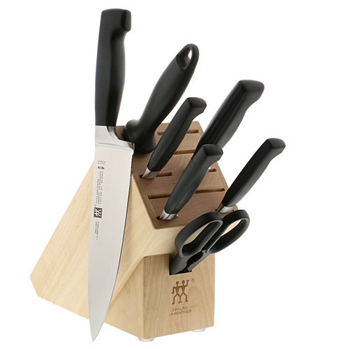 Four Star 8pc Knife Block Set, Natural