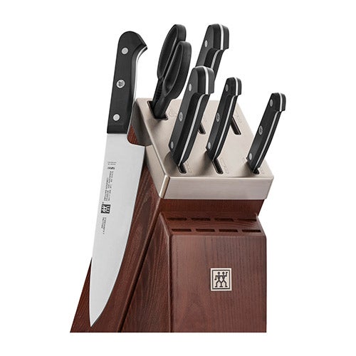 Gourmet 7pc Self Sharpening Knife Block Set