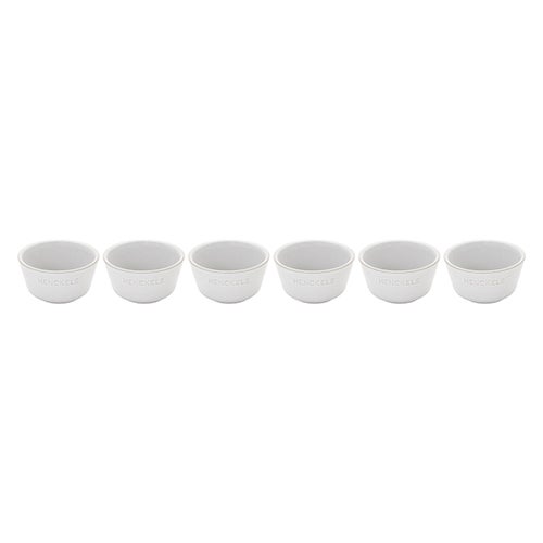 6pc Ceramic Ramekin Set, White