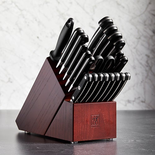 Zwilling Pro 22pc Knife Block Set Steak KNives Power Sales