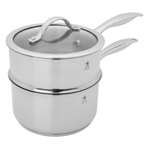 Aragon 2.5qt Stainless Steel Saucepan w/ Lid & Steamer Insert