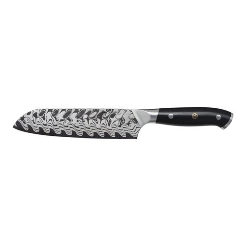 Compass Damascus 7" Santoku Knife