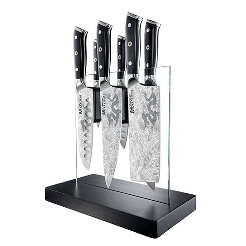 KIYOSHI KIYO 7pc Knife Block Set