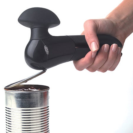 Good Cook Can Opener, Safe Cut Manual Can Opener, No Sharp Can Edges, Black