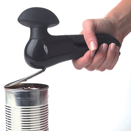 Manual can opener safe Side cut stainless steel smooth edge advance best  tools.