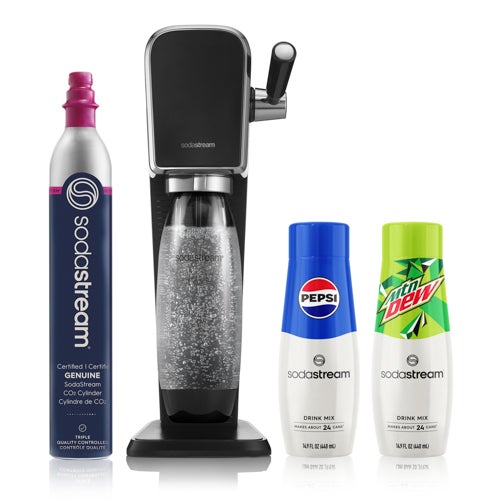 Art Sparkling Water Maker Bundle, Black