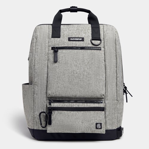 Porter Dog Gear Backpack, Heather Gray