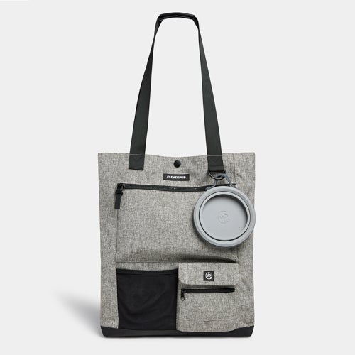 Park Pack Dog Gear Tote, Heather Gray