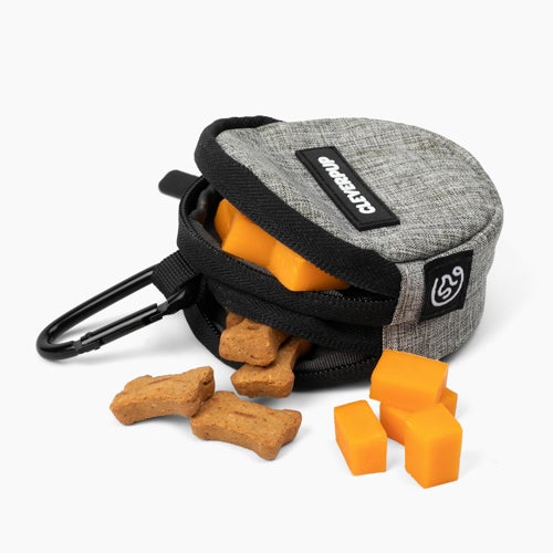 Snackpack Insulated Treat Pouch, Heather Gray