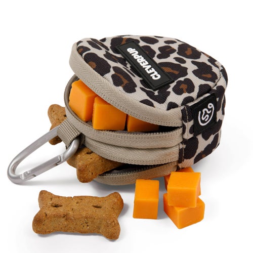 Snackpack Insulated Treat Pouch, Leopard