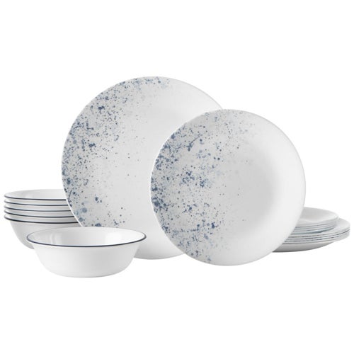Indigo Speckle 18pc Dinnerware Set