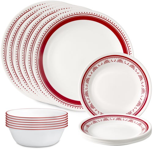 Classic 18pc Dinnerware Set, Sadie