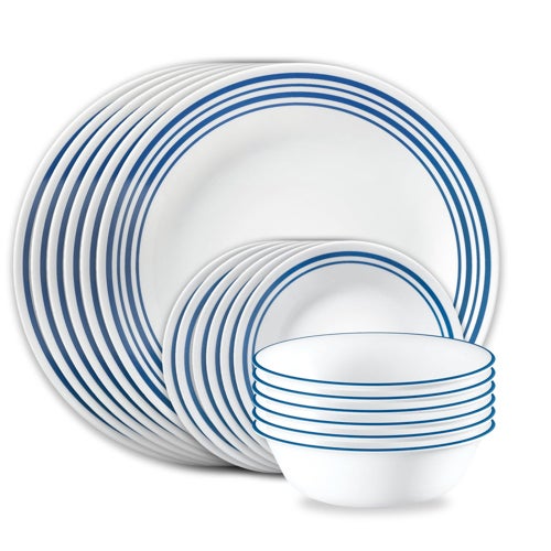 Laila 18pc Dinnerware Set, Service for 6