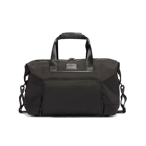 Alpha 3 Double Expansion Travel Satchel, Black