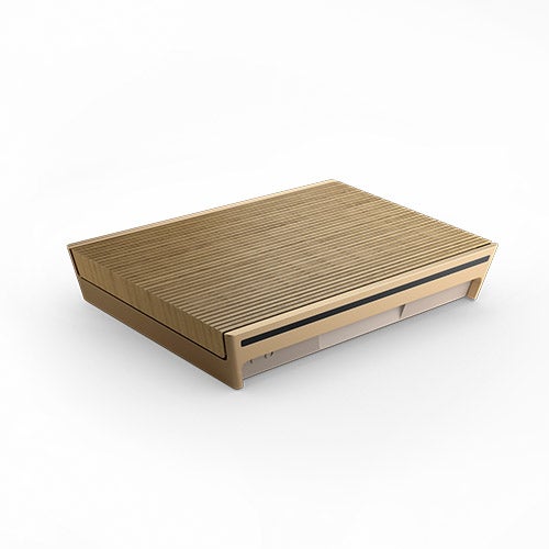 Beosound Level Portable Wifi Speaker, Gold Tone Aluminum/Light Oak