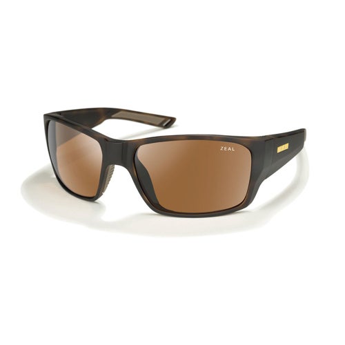 Bucktail Polarized Sunglasses, Matte Havana w/ Copper Lens