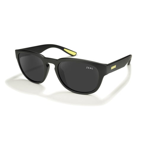 Cirrus Polarized Sunglasses, Matte Black w/ Dark Gray Lens