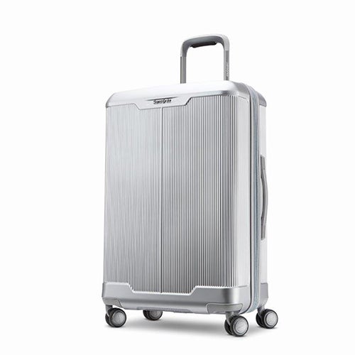 Silhouette 17 Medium Hardside Expandable Spinner, Aluminum Silver