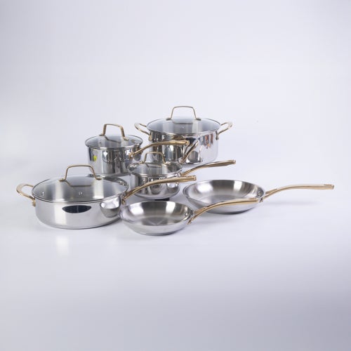 Castelle 10pc Stainless Steel Cookware Set