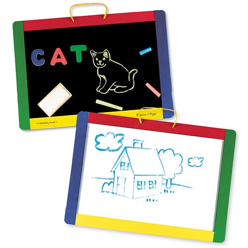 Magnetic Chalkboard & Dry-Erase Board