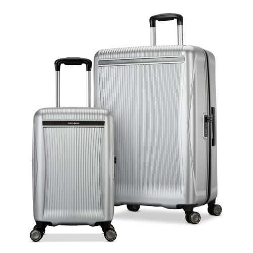Blackstone 2pc Hardside Spinner Set - 20" & 27", Silver