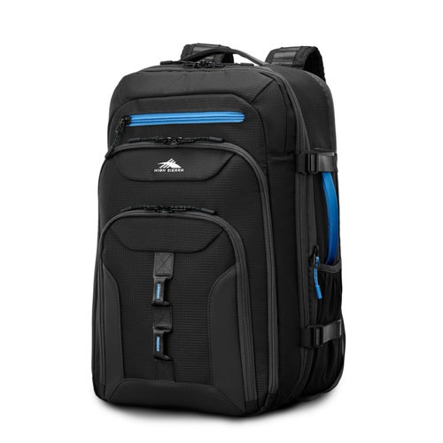 Hi-Life Travel Backpack, Black/Blue