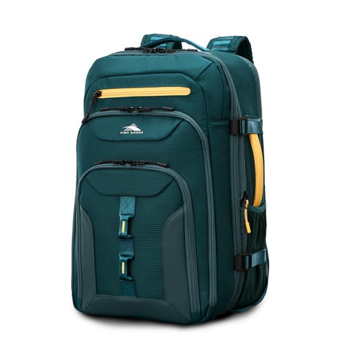 Travel Backpack, Green/Yellow