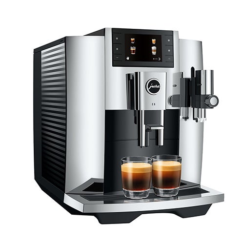 E8 Automatic Coffee Machine, Chrome