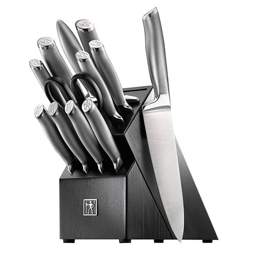 Modernist 13pc Stainless Steel Knife Block Set Power Sales