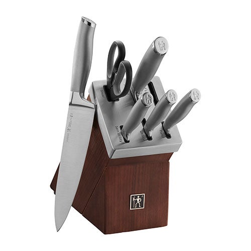 Modernist 7pc SelfSharpening Knife Block Set Power Sales