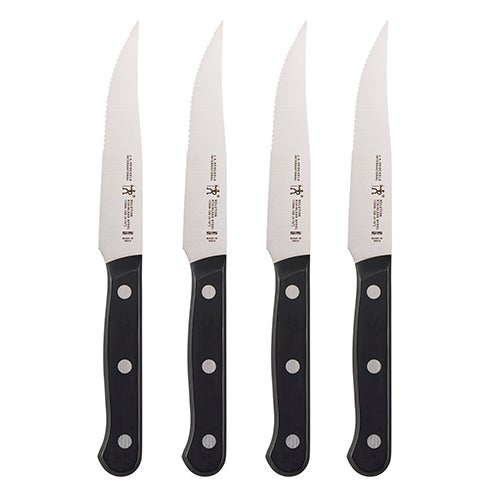 Wusthof 8-Piece Stainless Mignon Steak Knife Set, Olivewood