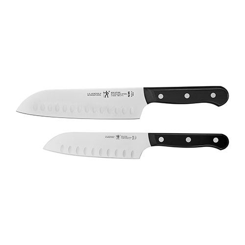 2pc Solution Santoku Asian Knife Set